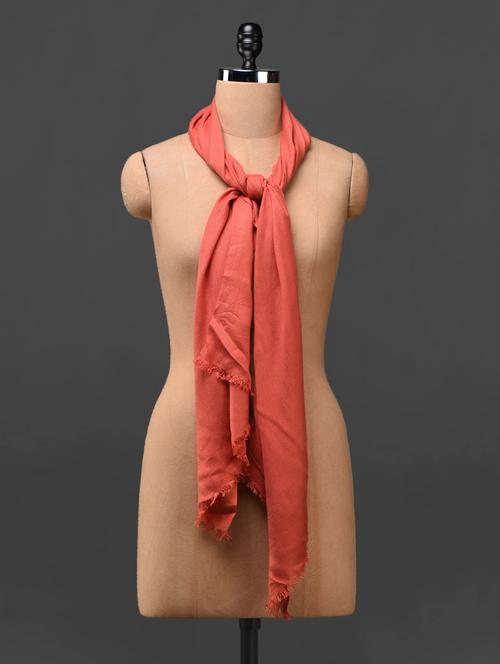 solid rust color viscose scarves - 1078860 - Very Small Image - 1