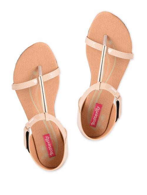 cream thin straps flat sandals - 1079202 - Very Small Image - 1