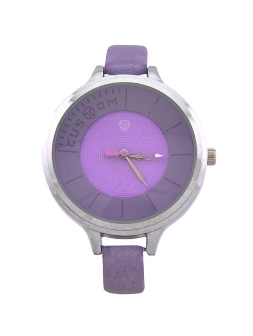 custom purple color dial watch for women - 10792216 - Very Small Image - 1