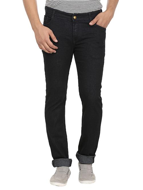 black cotton jeans - 10793990 - Very Small Image - 1