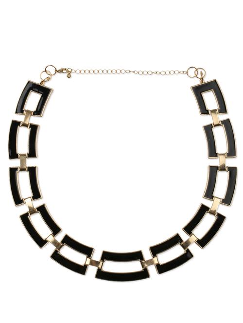 connected rectangle acrylic filling neckpiece - 1080414 - Very Small Image - 1