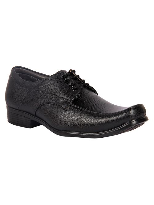 black faux leather formal shoes - 10804471 - Very Small Image - 1