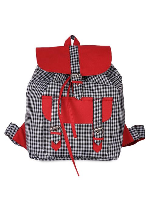 black checked canvas mini backpack - 1080600 - Very Small Image - 1