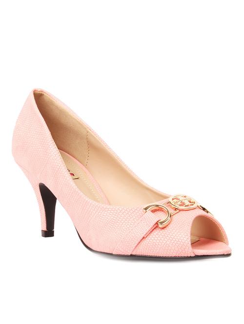 pink faux leather pumps - 10808736 - Very Small Image - 1