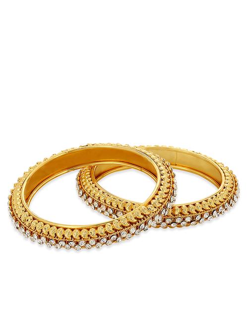 gold polki bangle set - 10809852 - Very Small Image - 1