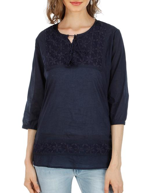 black cotton top - 10809881 - Very Small Image - 1