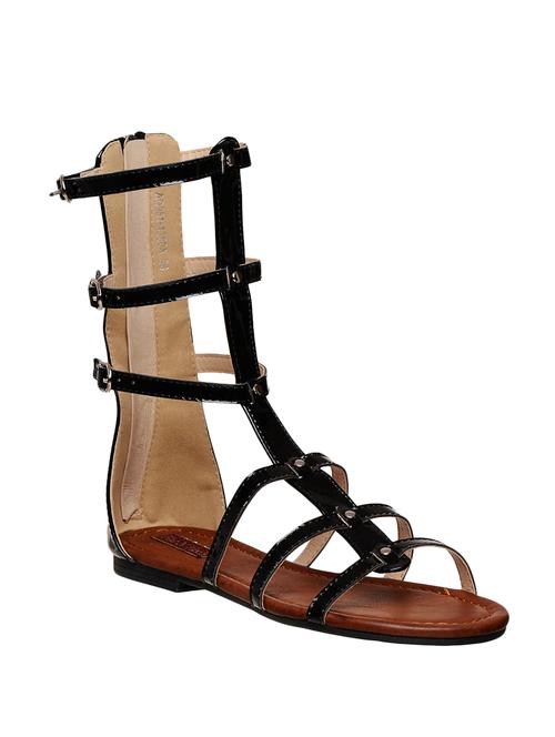 black patent leather sandals - 10815731 - Very Small Image - 1