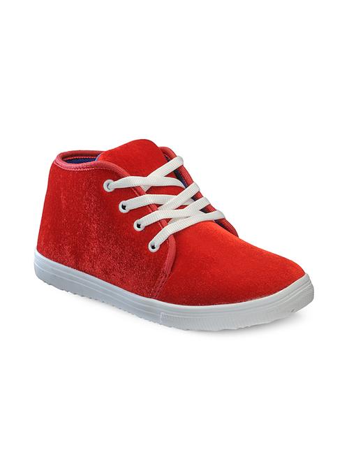 red leathrette sneaker - 10816191 - Very Small Image - 1
