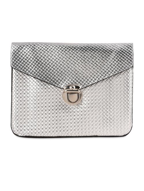 geometric pattern textured leatherette sling bag - 1081992 - Very Small Image - 1