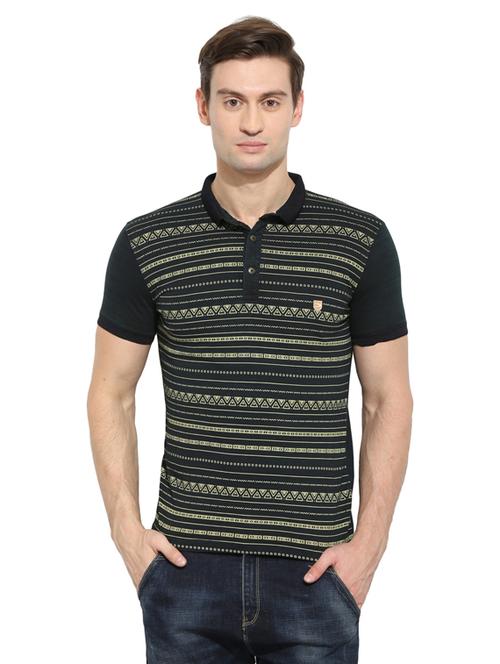 navy blue cotton t-shirt - 10822181 - Very Small Image - 1