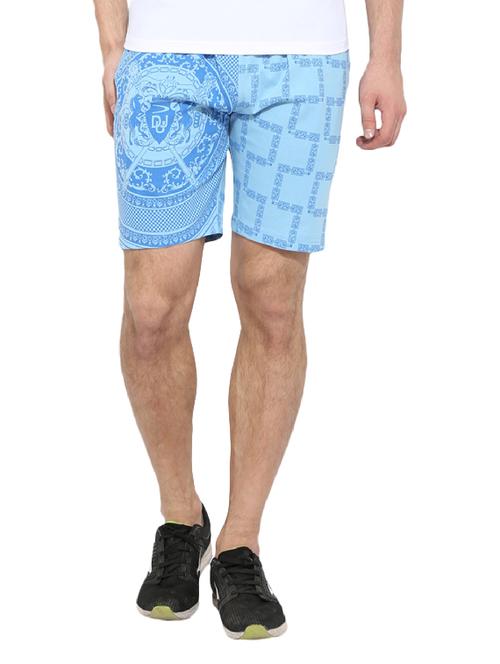 duke stardust blue cotton blend bermuda  - 10825191 - Very Small Image - 1