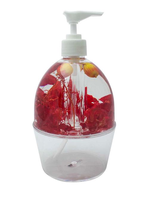polo lifetime always round acrylic soap/lotion pump - red flowers potpourri - 10825303 - Very Small Image - 1