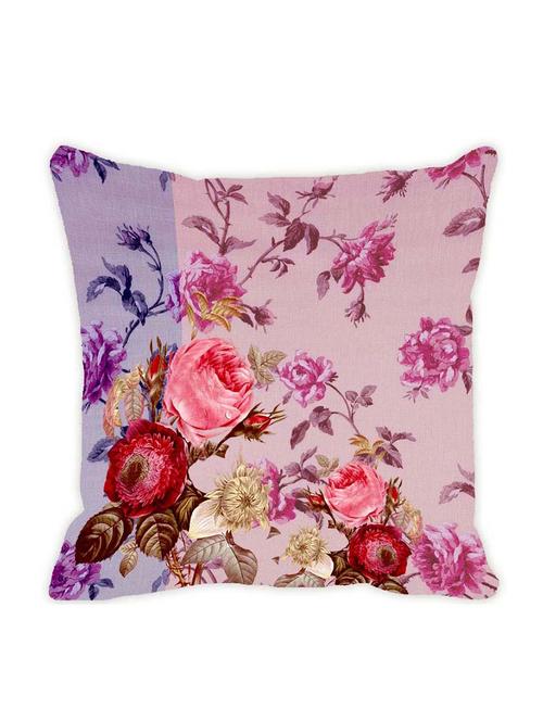  Leaf Designs Light Purple Blossom Cushion Cover - 10825589 - Very Small Image - 1