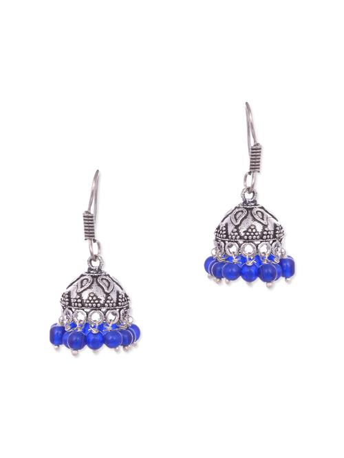 silver brass earring - 10827267 - Very Small Image - 1