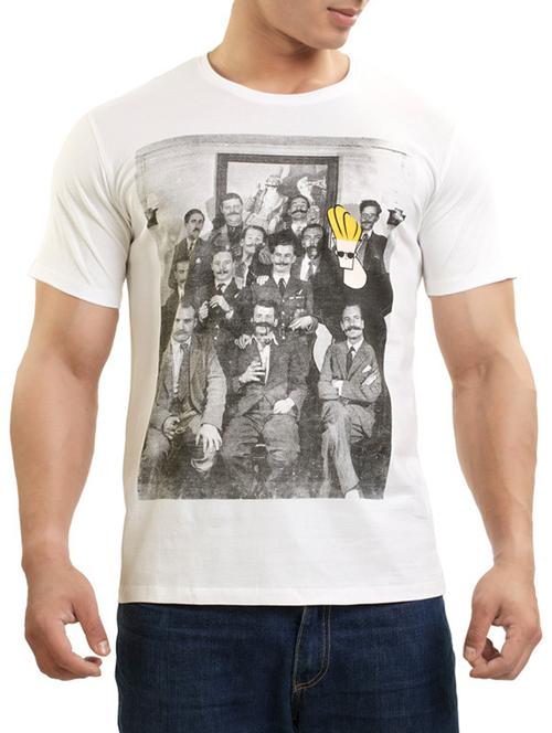 white cotton tshirt - 10827498 - Very Small Image - 1