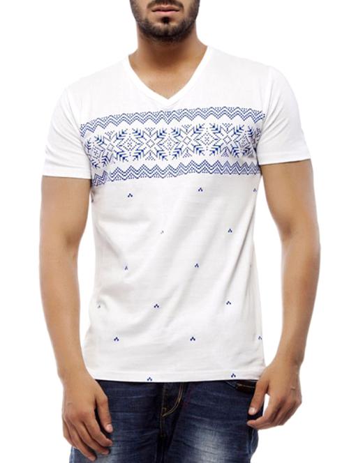 white cotton tshirt - 10828275 - Very Small Image - 1
