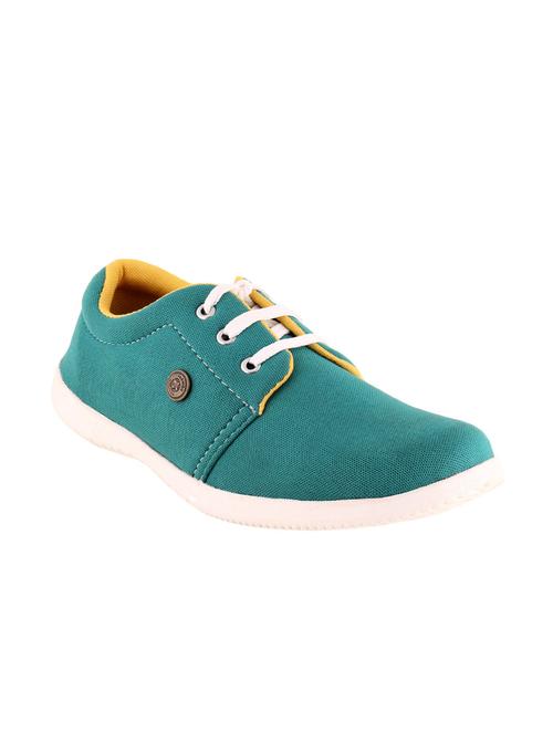 blue canvas lace up sneaker - 10830085 - Very Small Image - 1