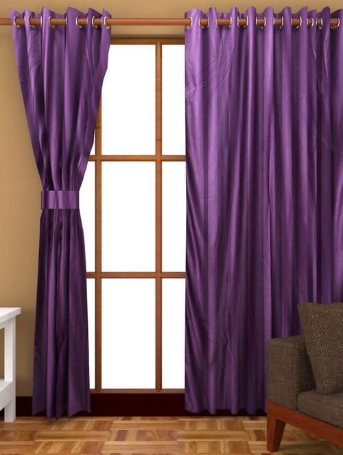 k dã©cor single  polyster longdoor curtain - 1 pc (lct-003) - 10835072 - Very Small Image - 1