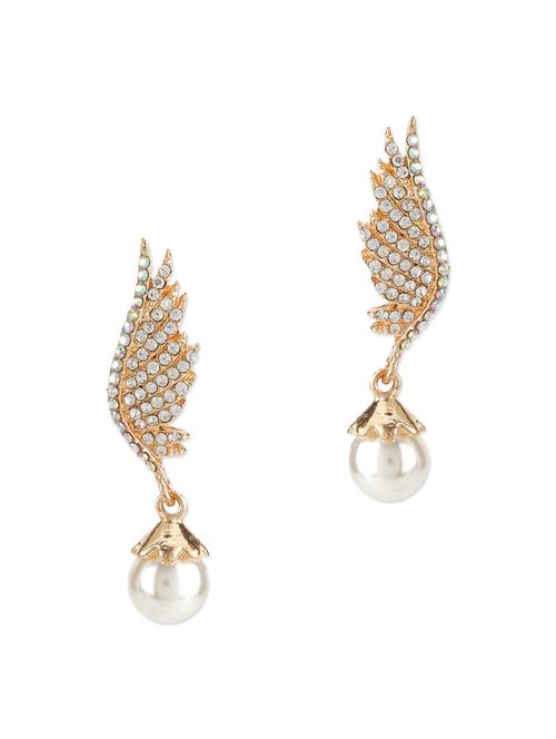 pearl drop studded earrings - 1084567 - Very Small Image - 1