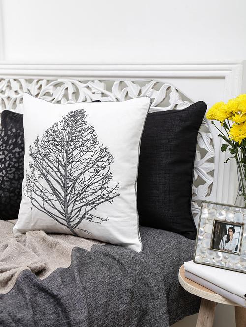 embroidered cotton cushion cover - 1084672 - Very Small Image - 1