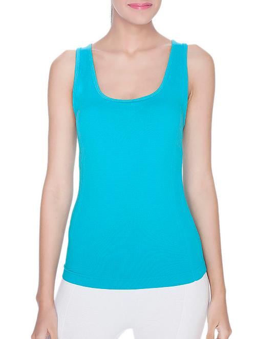 solid blue cotton tank tee - 10846793 - Very Small Image - 1
