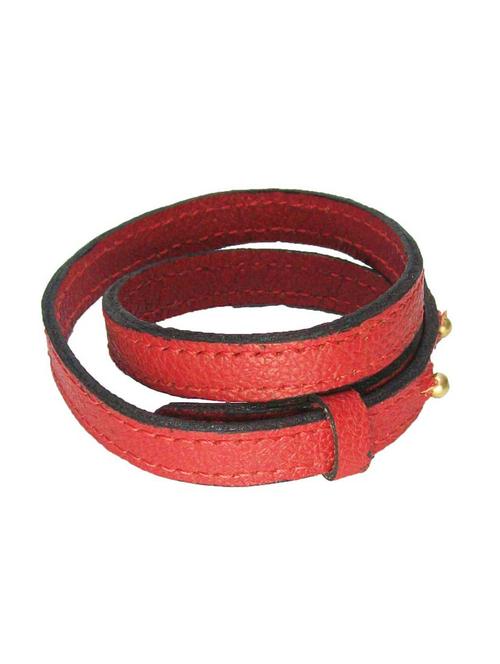 red leather bracelet - 10847058 - Very Small Image - 1