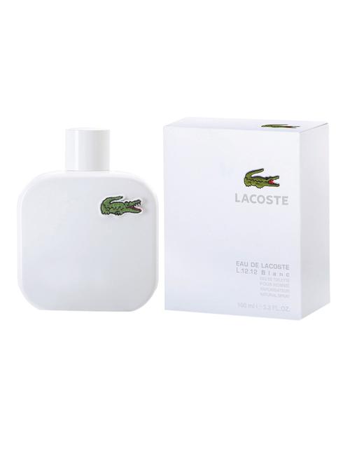 lacoste eau de lacoste l.12.12 blanc edt perfume for men 100ml - 10851560 - Very Small Image - 1