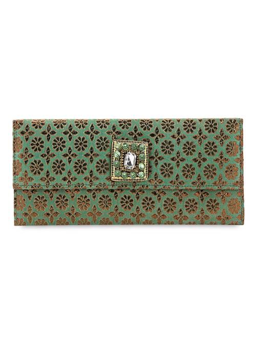 Embelished Jute Clutch - 1085268 - Very Small Image - 1