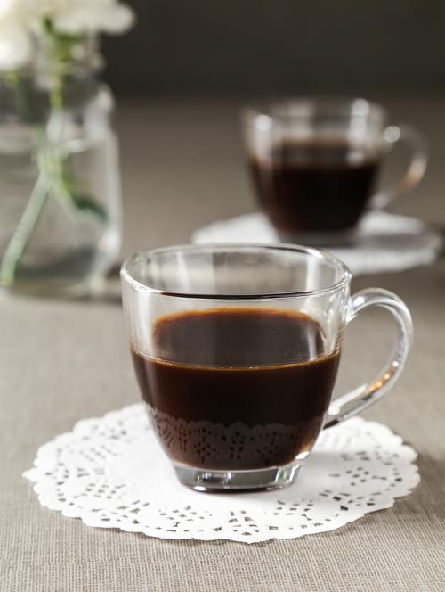 transparent glass square cups set of 6 - 10855642 - Very Small Image - 1