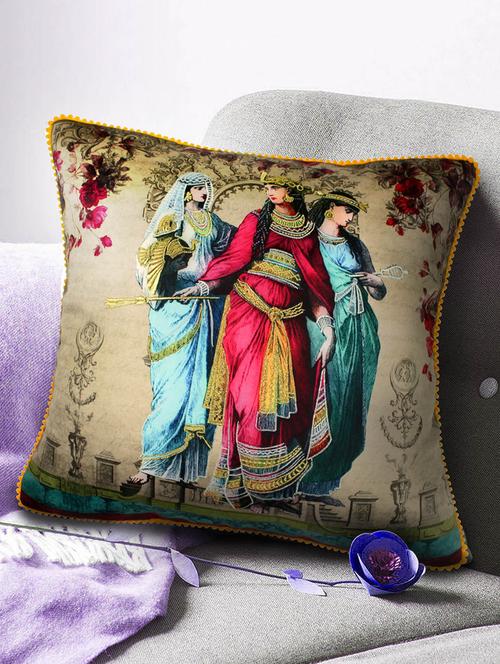 traditional costume cushion cover - 10857372 - Very Small Image - 1
