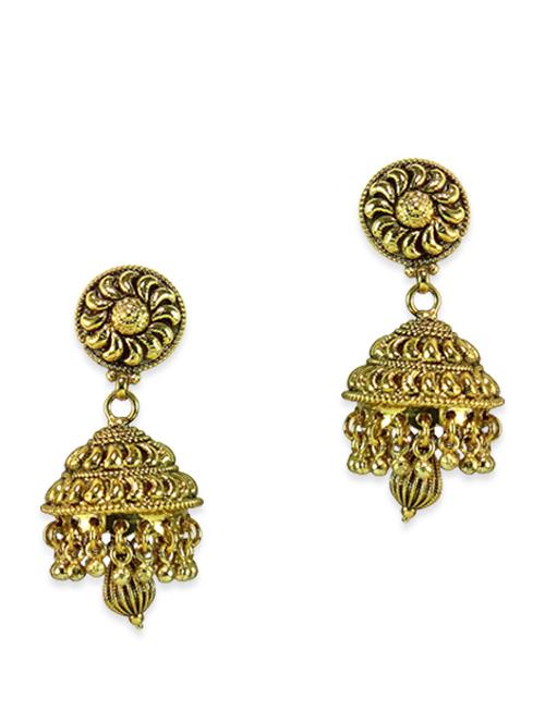 golden metal alloy earring - 10858482 - Very Small Image - 1
