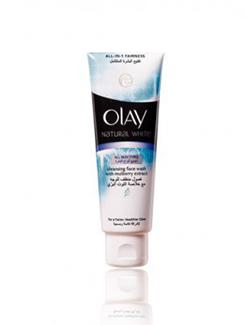olay natural white cleansing face wash 100gm with free ayur soap - 10858608 - Very Small Image - 1