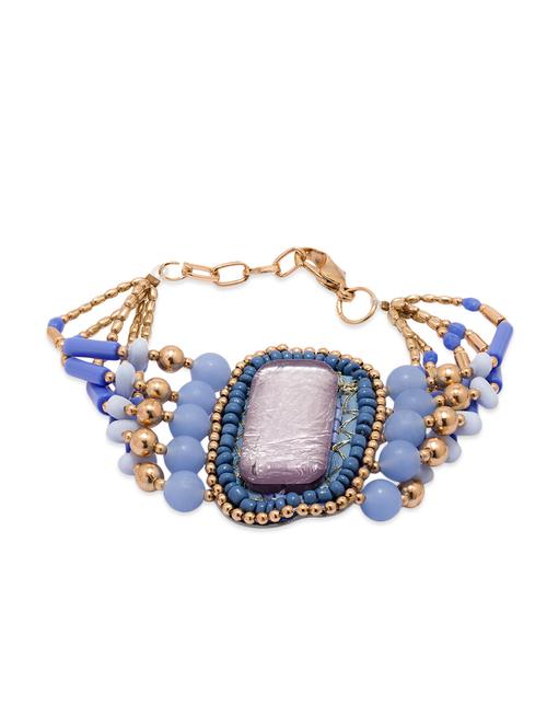 gold metal alloy bracelet - 10860732 - Very Small Image - 1