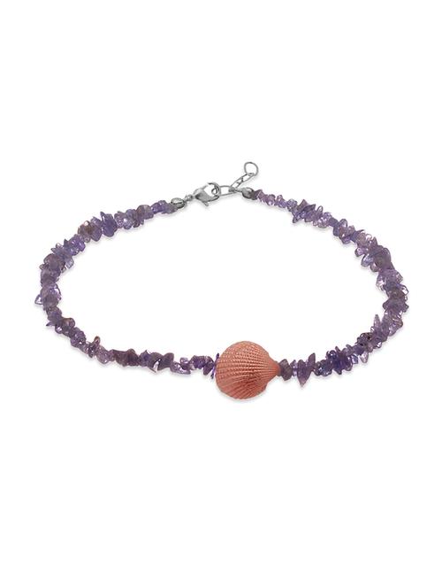 silver beads anklets and payal - 10861566 - Very Small Image - 1