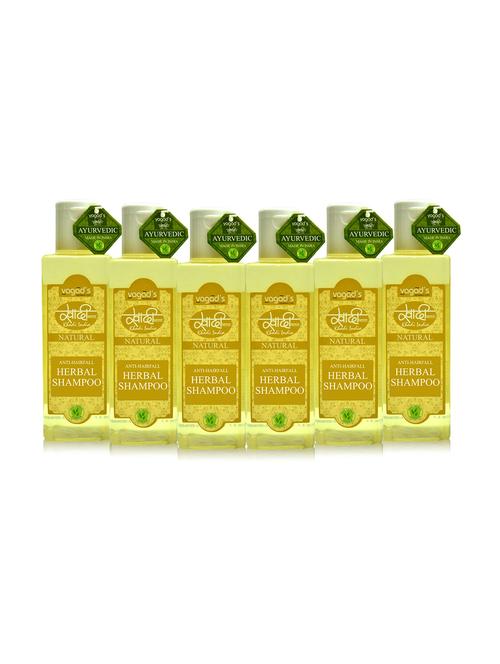 khadi anti-hairfall herbal shampoo [ pack of 6] 100 ml - 10863232 - Very Small Image - 1