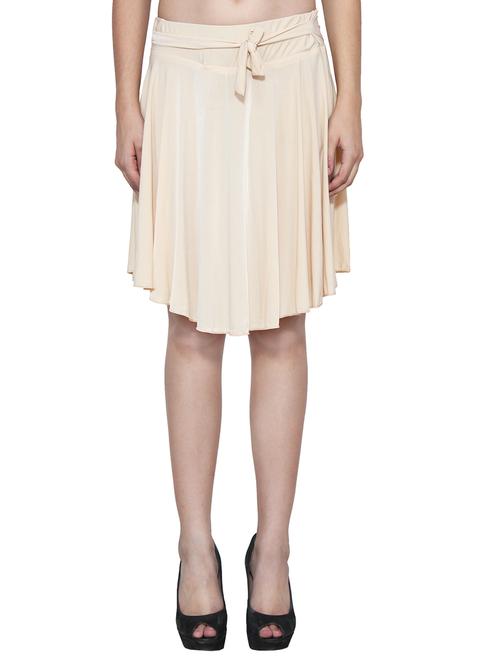 beige viscose skirts - 10874869 - Very Small Image - 1