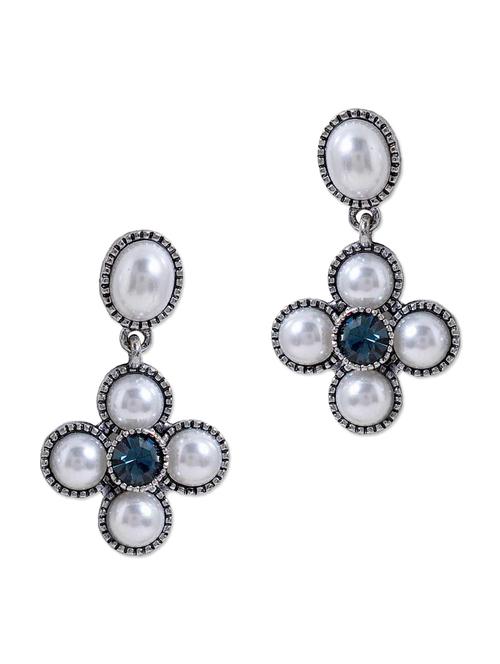 pearl studded drop earrings - 1088286 - Very Small Image - 1