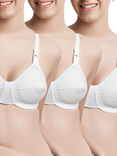 white cotton bra - 10886275 - Very Small Image - 1