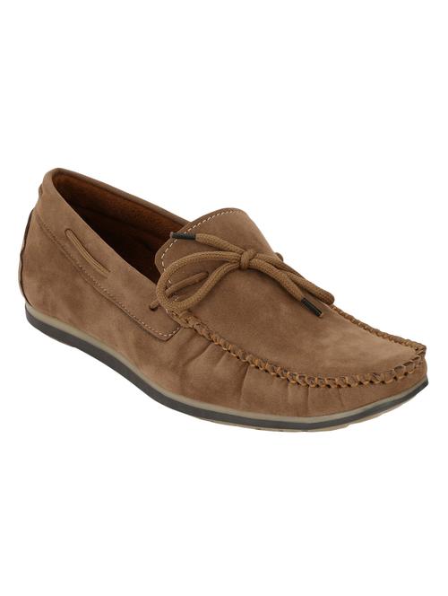 beige faux leather moccasins - 10889265 - Very Small Image - 1