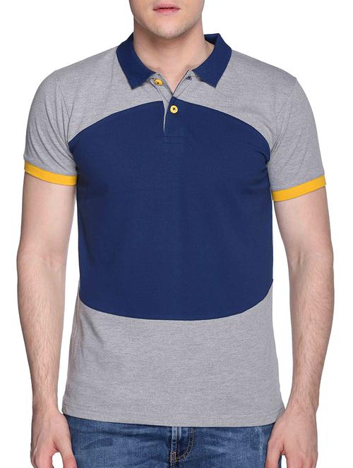 colour block cotton t-shirt - 10892237 - Very Small Image - 1