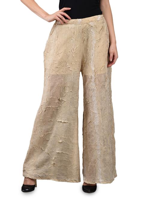 textured cotton palazzo - 1089240 - Very Small Image - 1