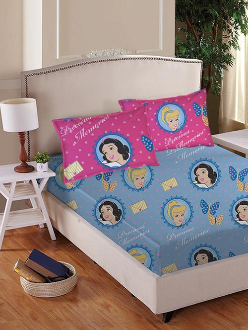 blue cotton bedsheet - 10893487 - Very Small Image - 1
