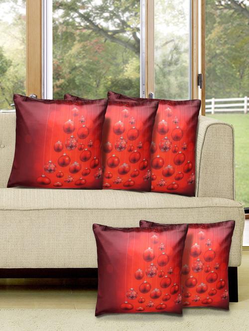 set of 5 digital printed cushion cover - 10899742 - Very Small Image - 1