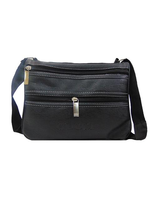black leatherette handbag - 10910100 - Very Small Image - 1