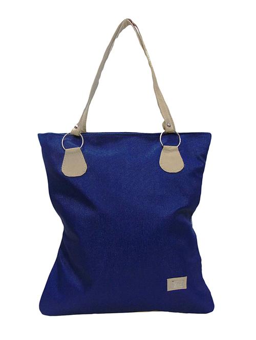 blue leatherette handbag - 10910117 - Very Small Image - 1