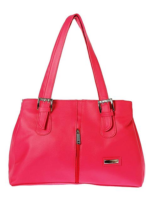 pink leatherette handbag - 10910143 - Very Small Image - 1