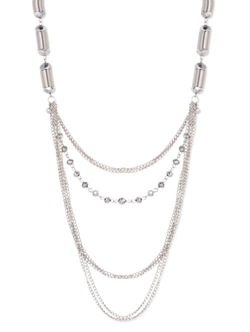 multilayered metal chain long neckpiece - 1091605 - Very Small Image - 1