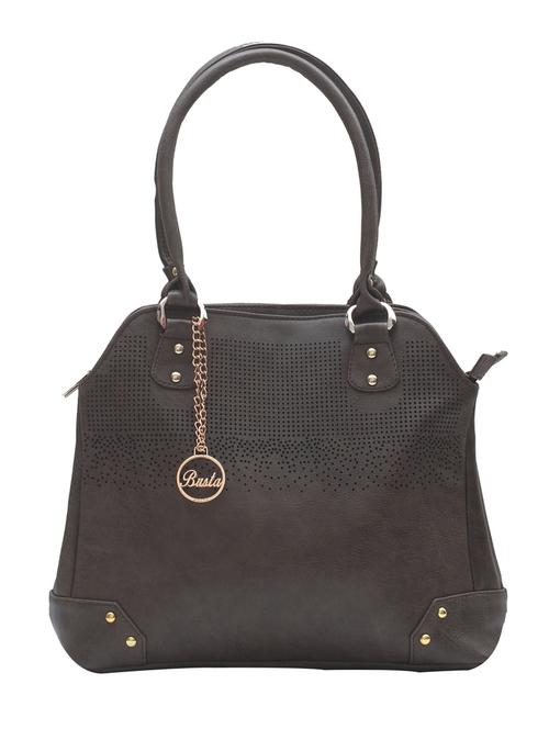 brown leatherette handbag - 10924588 - Very Small Image - 1
