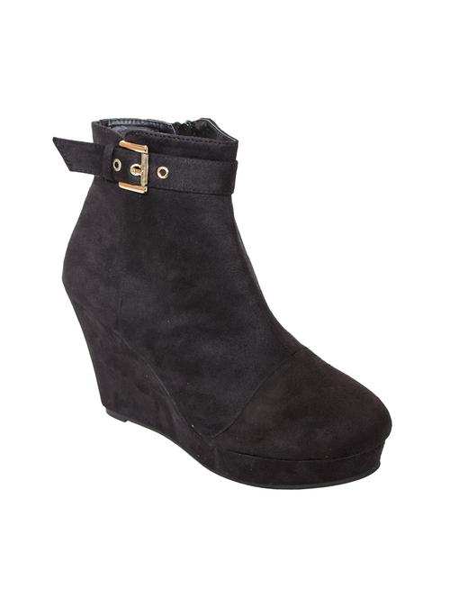 black suede leatherette  boot - 10925668 - Very Small Image - 1