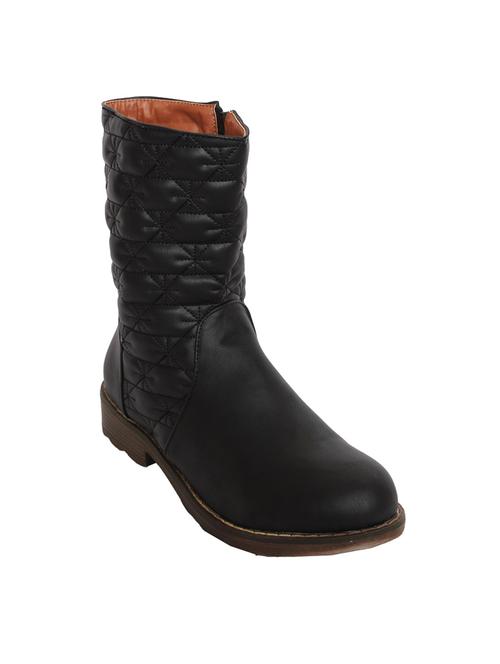 black leatherette  boot - 10925669 - Very Small Image - 1